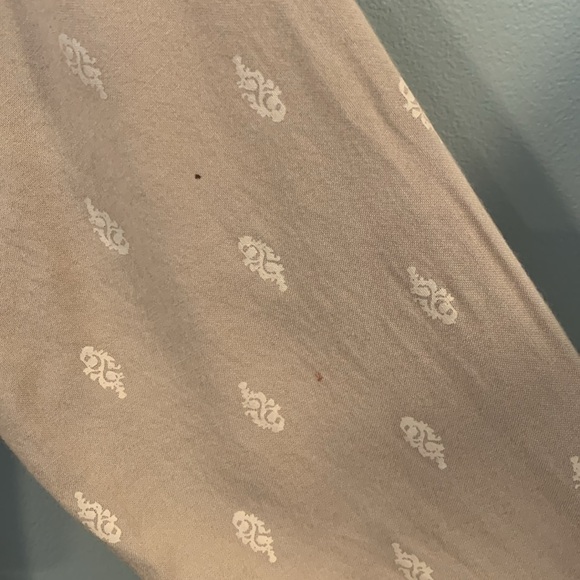 Kurta Embroidered Long Sleeve Lightweight Beige Orange Women’s XS - Picture 3 of 8